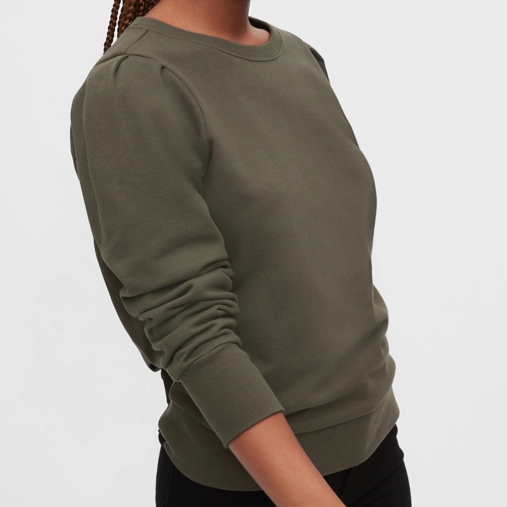 NWOT Gap Puff Sleeve Sweatshirt